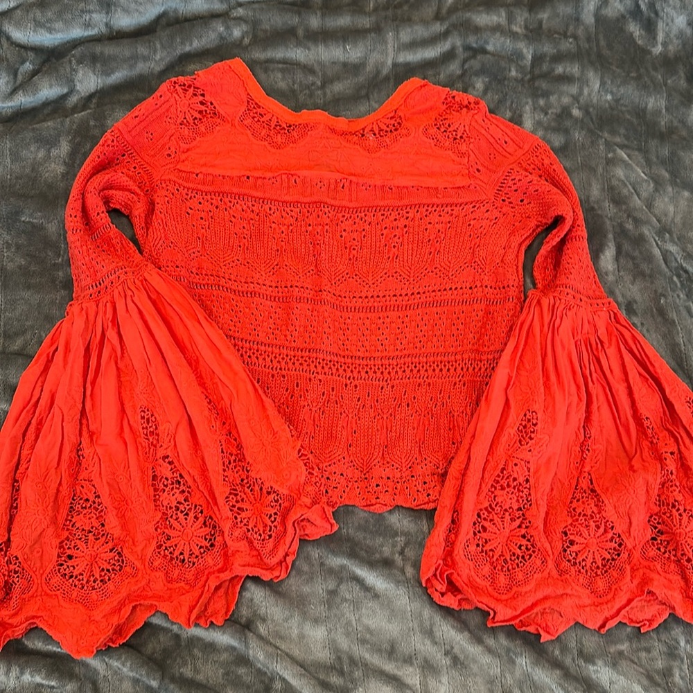 Free people XS crop sweater